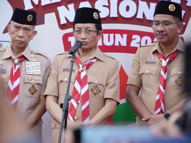 
					Siapkan Generasi Adaptif dan Kreatif, Menag akan Kembangkan Gerakan Kepramukaan Madrasah